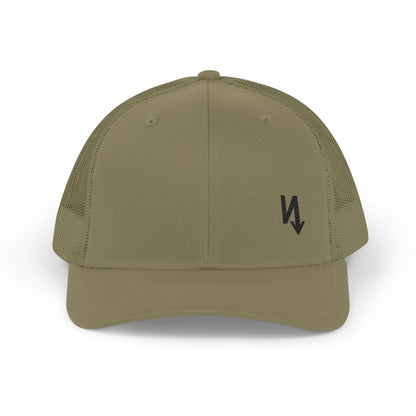 "N" Snapback Trucker Hat - Richardson 112