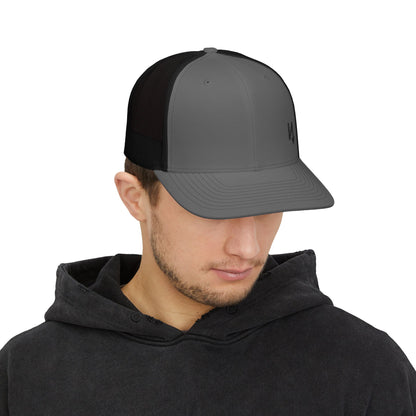 "N" Snapback Trucker Hat - Richardson 112